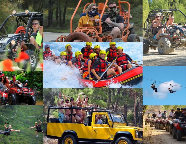 Kombi-Tour – Rafting, Buggy (ATV), Jeep-Safari & Zipline