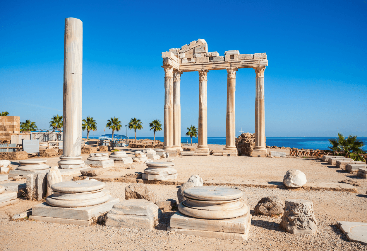 From Antalya: Daily Tour to Ancient Cities of Perge, Aspendos & Side