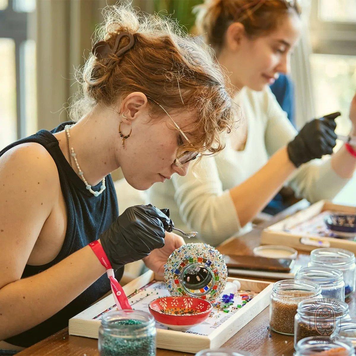 Mosaiklampe-Workshop in Kappadokien